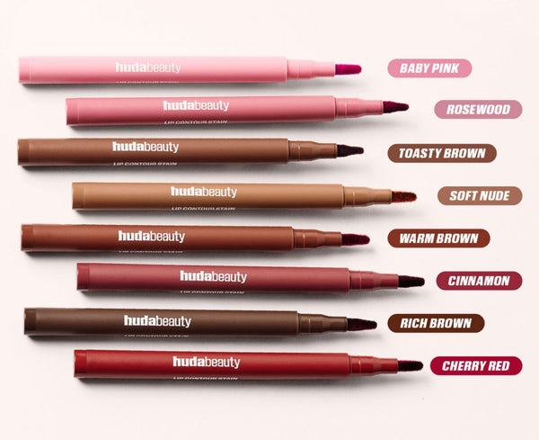 Huda Lip Contour Lip Stain For 12-Hour Wear