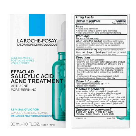 LRP Effaclar Salicylic Acid Acne Treatment Serum