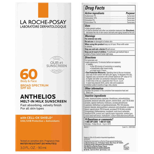 La Roche Posay Anthelios Melt-In Milk Sunscreen SPF 60