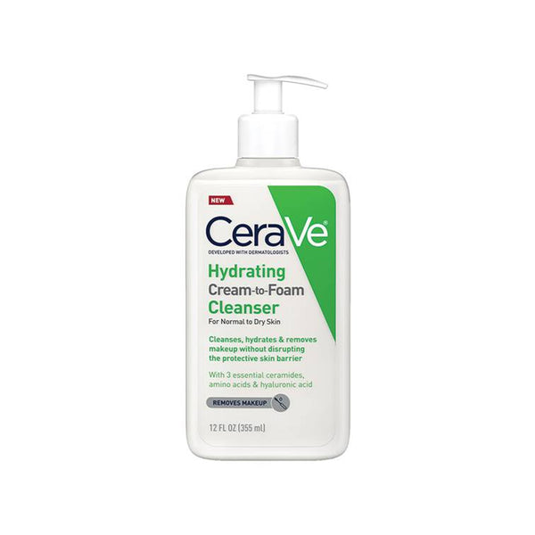 CeraVe Hydrating Cream to Foam Cleanser 355ml