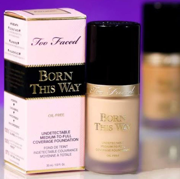 Too faced born this way medium to full coverage foundation