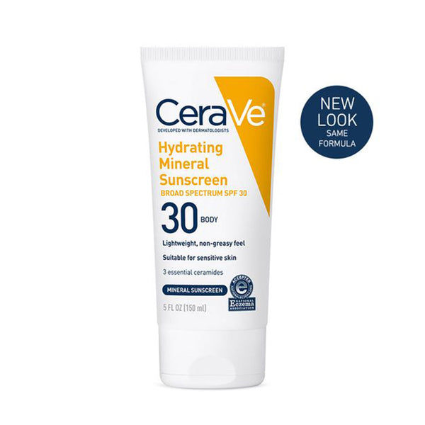 Cerave Hydrating Mineral Sunscreen Spf 30 Body